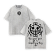 Limited Trafalgar Law One Piece Oversized Washed Tee 2.6 Graphic 90s
