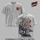 RX-0 Unicorn Gundam Anime Graphic Tee Vintage Washed Shirt Unisex Streetwear Top Mecha Manga Shirt Mobile Suit Gundam Tee Otaku Robot Anime Fan Gift Apparel