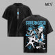 Soul Eater T-Shirt, Death Weapon Anime Tee, Gothic Graphic Vintage Washed Tee