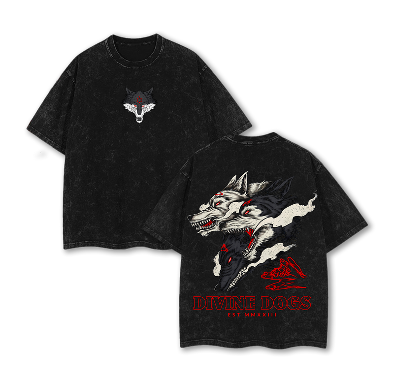 Fushiguro Megumi Divine Dogs T-Shirt Jujutsu Kaisen Anime Graphic Tee