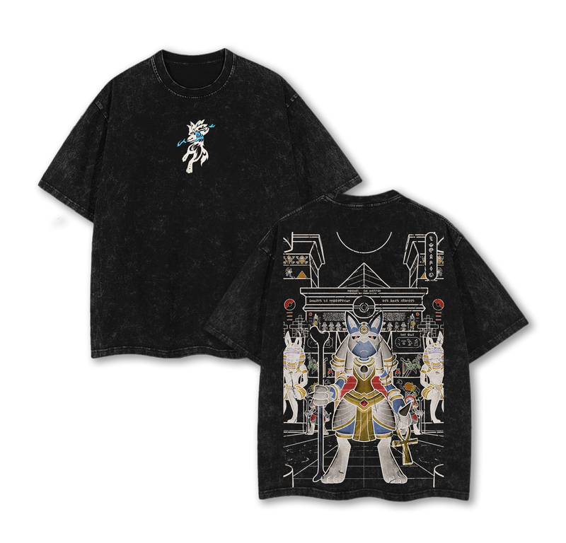 Lucario Pokemon Vintage Washed T-Shirt