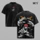Gaara T-Shirt, Naruto Anime Tee, Kazekage Sand Power Vintage Washed Tee