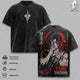Yami Sukehiro – Black Clover Oversize Anime Graphic Tee, Acid Washed Heavy Cotton Shirt, Vintage Manga Streetwear, Unisex Casual Wear, Anime Merch, Gift for Anime Fans