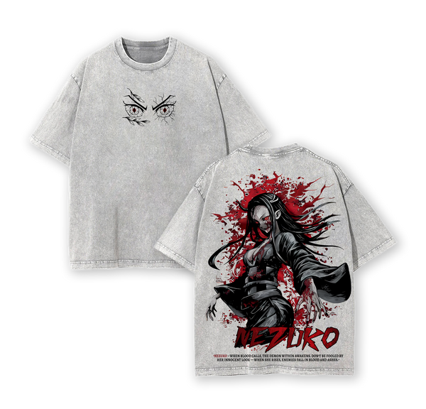 Nezuko Kamado Demon Slayer Double Printed Tee