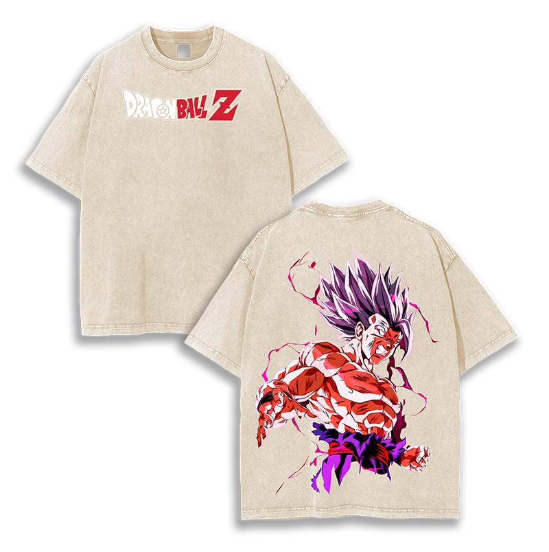 Goku Ultra Instinct  Dragon Ball Z Washed T-Shirt