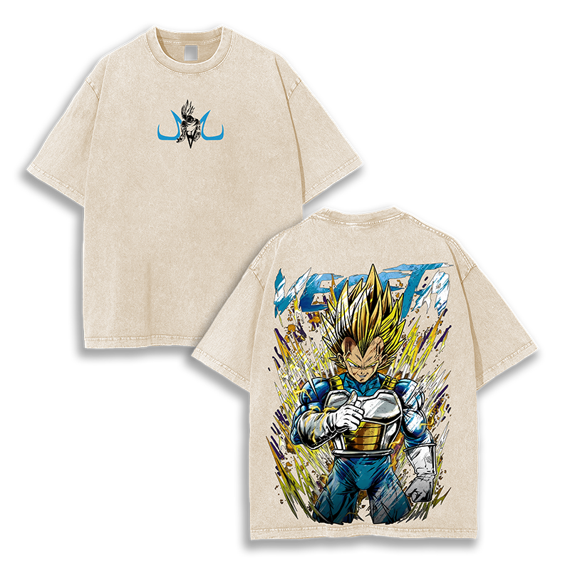 Majin Vegeta  Dragon Ball Z Washed T-Shirt