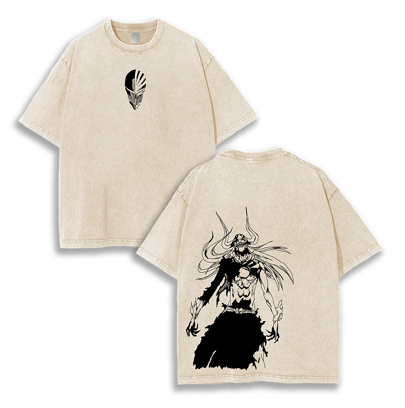Ichigo Kurosaki Bankai Hollow Bleach Washed T-Shirt