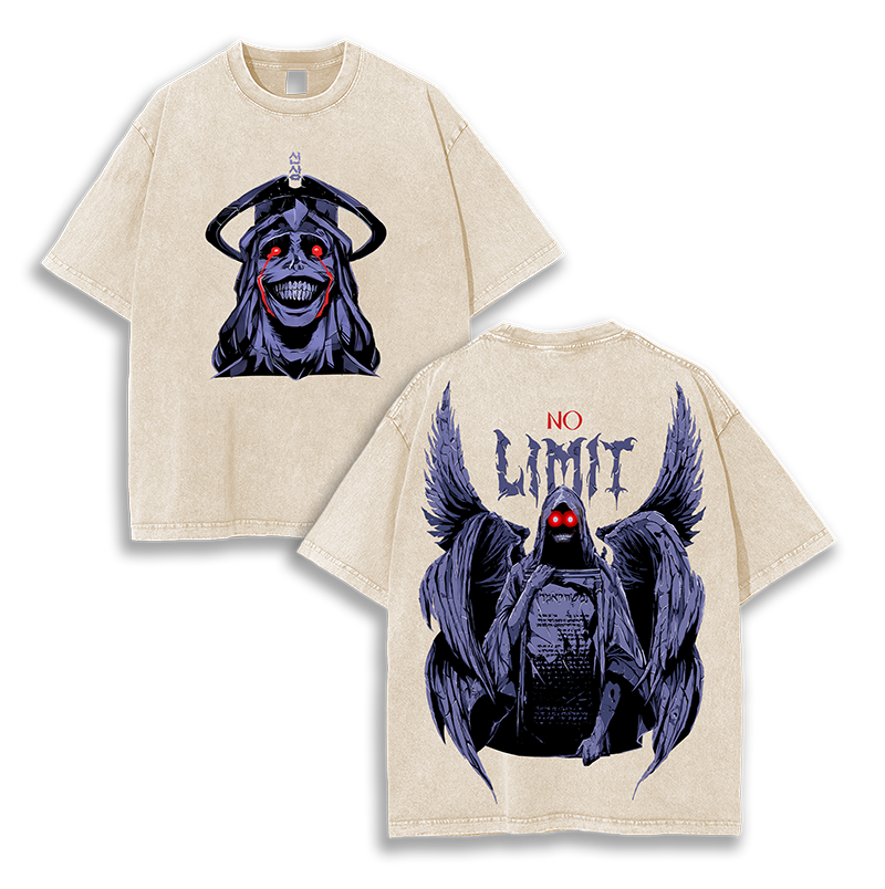 Statue Of God  - Solo Leveling Anime Washed T-Shirt