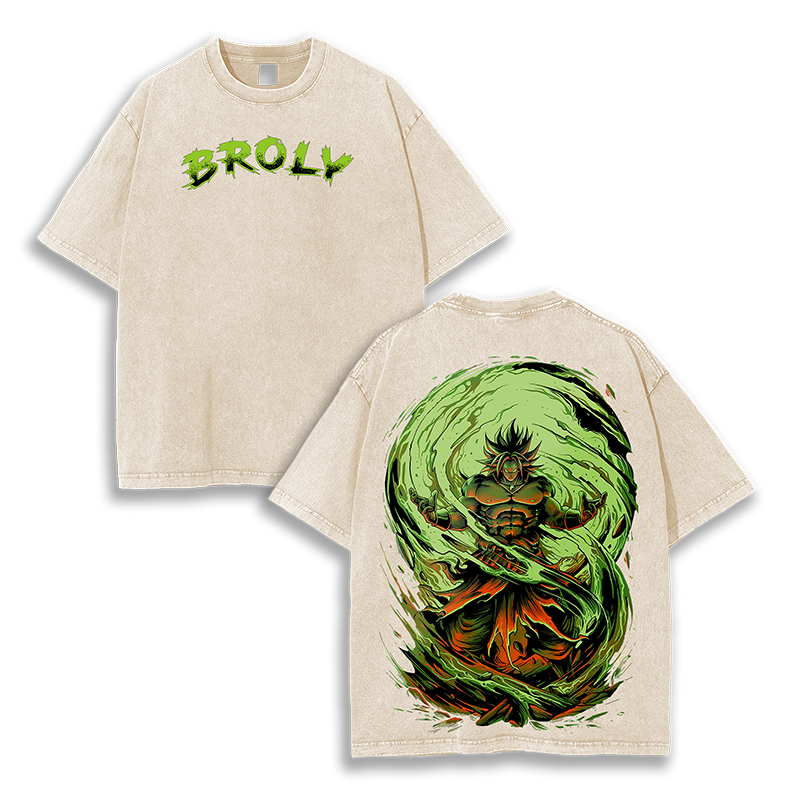 BROLY -  Dragon Ball Washed T-Shirt