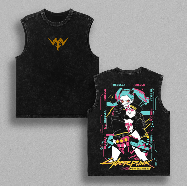 Limited Rebecca - Cyberpunk Edgerunners Anime T-Shirt