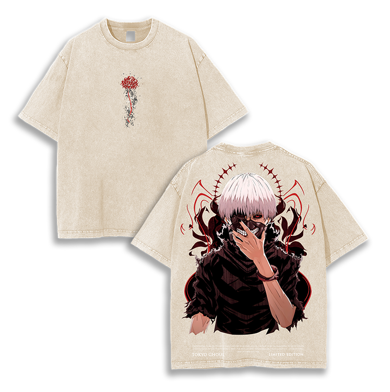 Ken Kaneki  Tokyo Ghoul Anime Washed T-Shirt