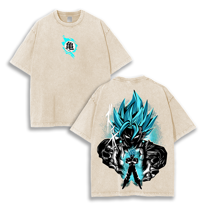Vintage Limited VEGITO Blue Dragon Ball Washed T-Shirt