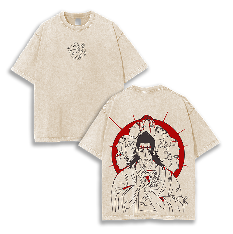 Geto Suguru Jujutsu Kaisen Anime Washed T-Shirt