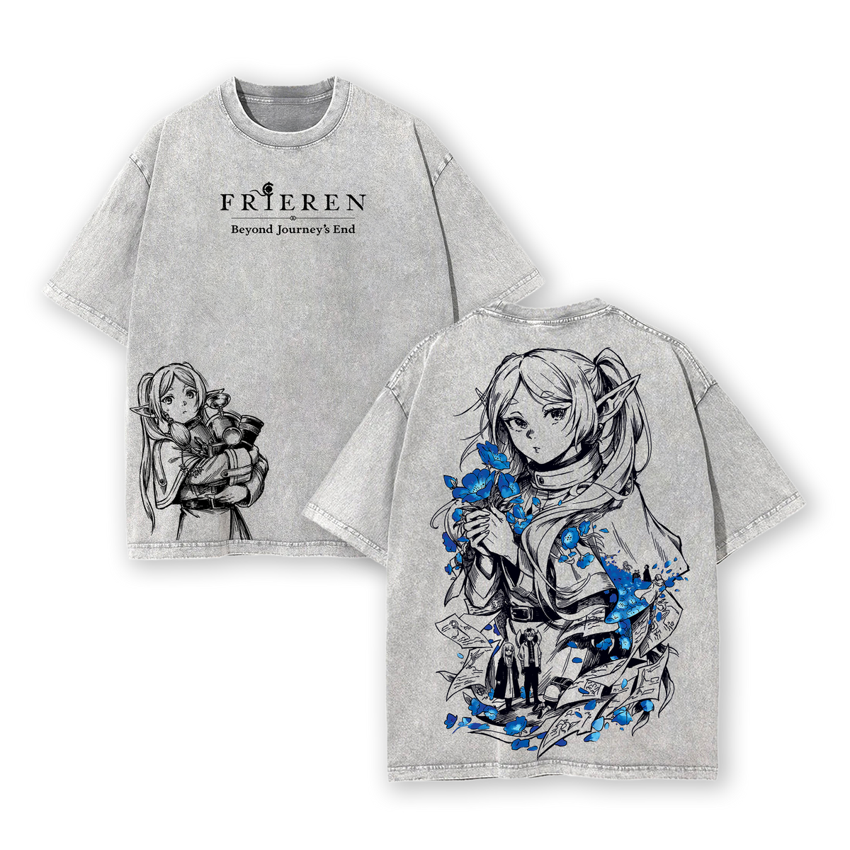 Frieren Beyond Journey’s End T-Shirt – Frieren Anime Graphic Tee, Season 2 Anticipation Design