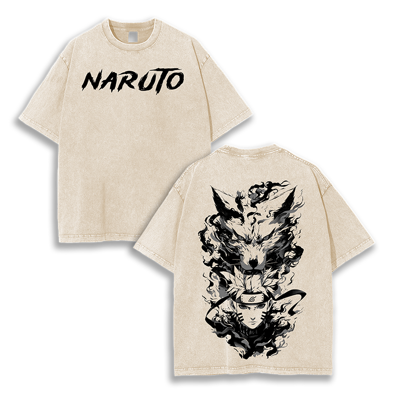 Uzumaki Naruto  Anime Washed T-Shirt