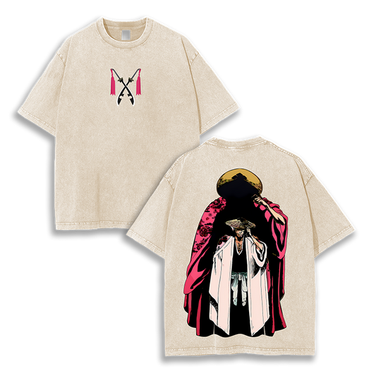 Kyoraku Shunsui Bleach Washed T-Shirt