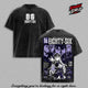 86 Eighty Six Lena Anime Double Printed Vintage Washed Tee Unisex Oversize Anime Manga Washed Heavyweight Cotton T-Shirt