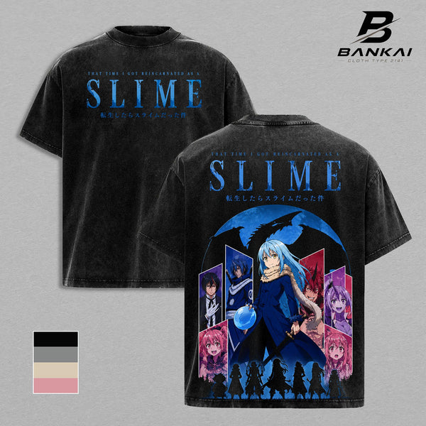 Rimuru Tempest Slime Anime T-Shirt, That Time I Got Reincarnated as a Slime Graphic Tee, Vintage Anime Shirt, Oversized Streetwear T Shirt, Anime Sweatshirt, Graphic Hoodie, Anime Tank Top, Manga Shirt, Back Print Tee, Trendy Graphic Shirts, Anime Merch
