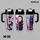 Insulated Tumbler No Face Kaonashi Spirited Away Anime Vacuum Insulated Stainless Steel 17oz 24oz 30oz Travel Coffee Mug Double Wall Thermal Drink Cup Hot Cold Beverage Anime Gift for Fans