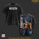 Vintage Gogeta Blue Super Saiyan Streetwear Washed Tee, Streetwear Casual Wear For Anime Fans, Gift for Fans Anime
