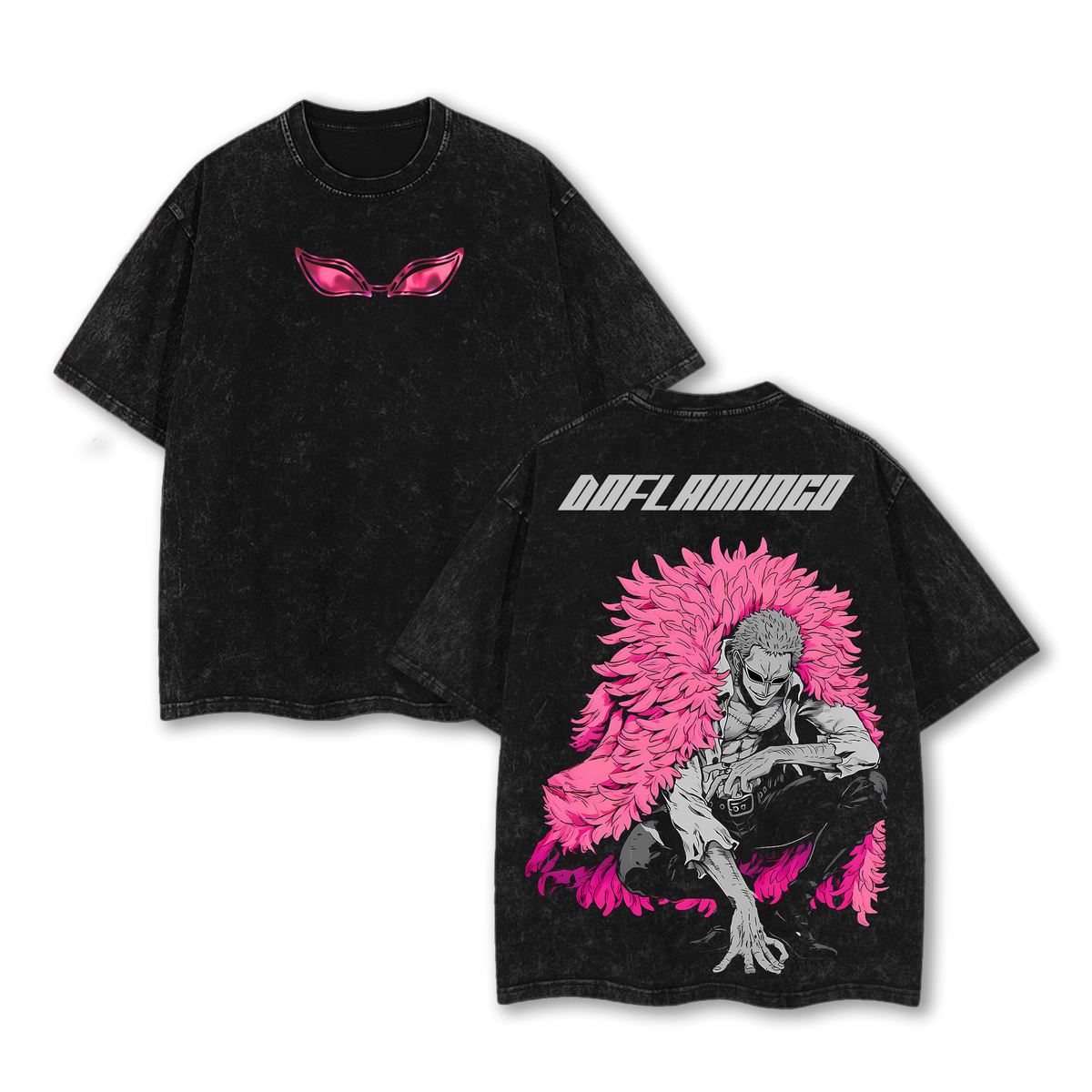 Doflamingo Smile - One Piece Washed Tee