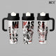 Mikasa Ackerman - Attack on Titan Anime - Survey Corps ODM Gear Red Scarf Manga Embossed Raised Art - 17oz 24oz 30oz Insulated Tumbler, Stainless Steel Water Bottle, Straw Cup, Handle Travel Mug