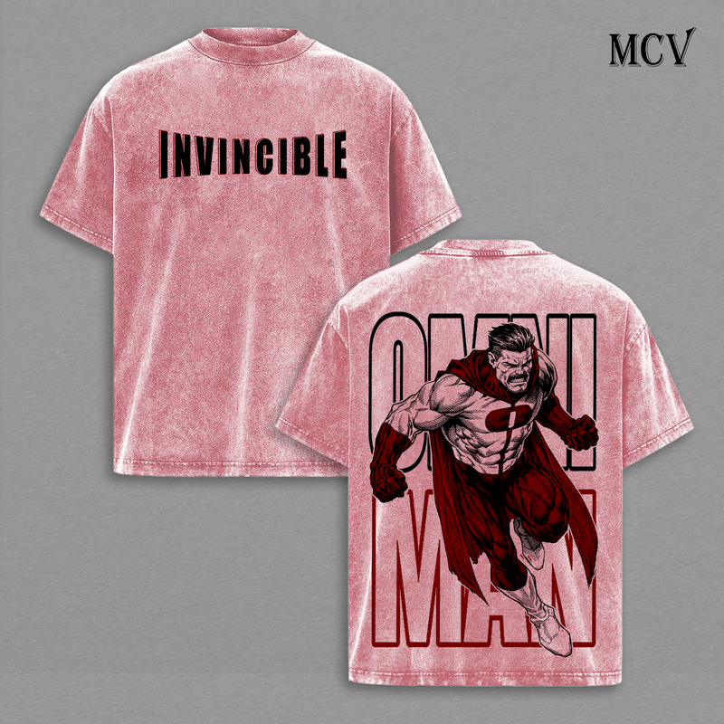 Omni Man Invincible T-Shirt, Brutal Hero Graphic Tee, Super Strength Streetwear, Dark Comic Power Cotton Unisex Shirt