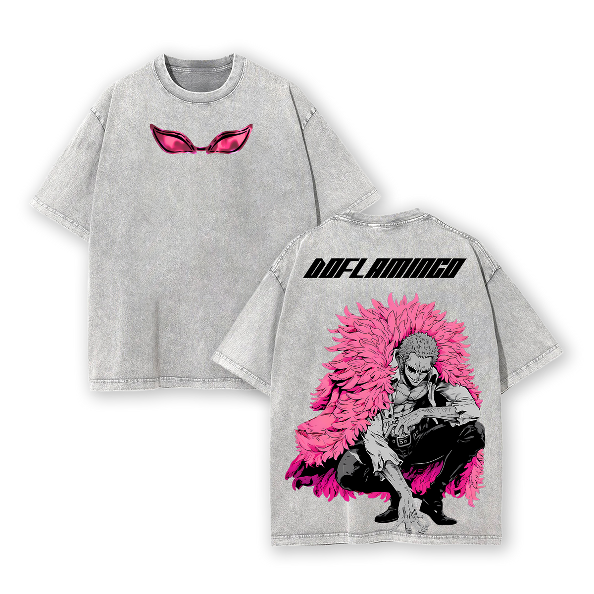 Doflamingo Smile - One Piece Washed Tee