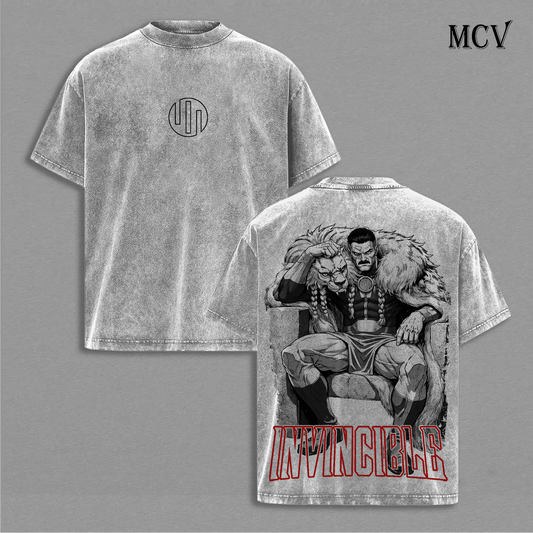 Thragg Invincible T-Shirt, Viltrumite King Graphic Tee, Ultimate Power Warrior Streetwear, Dark Comic Cotton Unisex Shirt