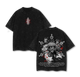 Akaza Demon Slayer Limited Edition Tee – Kimetsu no Yaiba Vintage Washed Oversized Heavy Cotton Anime Manga T-Shirt, Rare Collector’s Graphic Streetwear Retro Top Gift for Otaku Fans