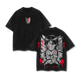 Vintage Levi Bandaged Face Tee, Attack on Titan Distressed Oversized T-Shirt