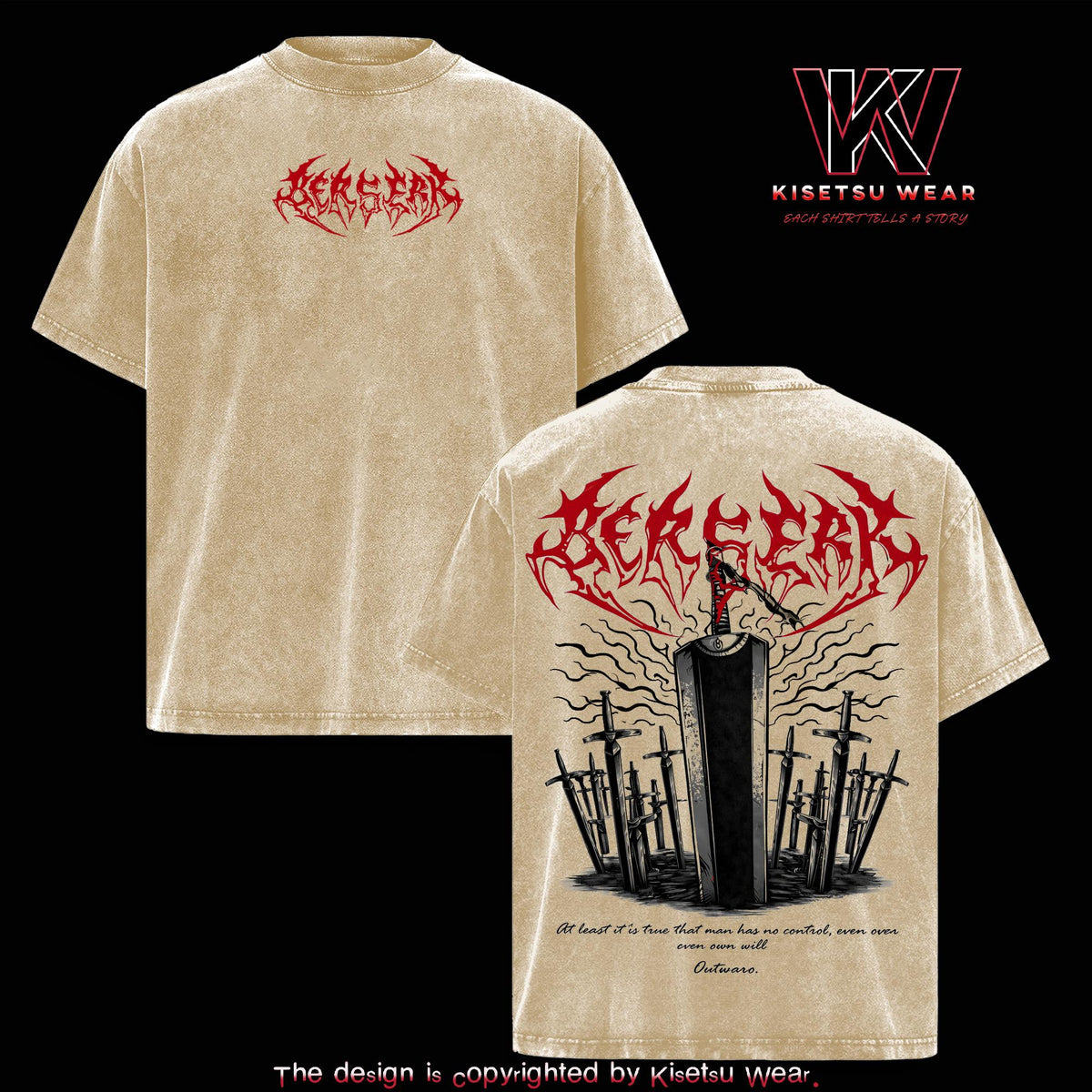 Guts Gym Pump Cover T-Shirt – Berserk Vintage Washed Inspired Tee, Dark Fantasy Sword Anime Graphic Shirt, Oversized Anime Streetwear Apparel, Soft Cotton Casual Unisex Top, Gift for Berserk Fans