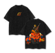 Nanadaime Hokage Naruto x Gamakichi Anime Double Printed Vintage Washed Tee