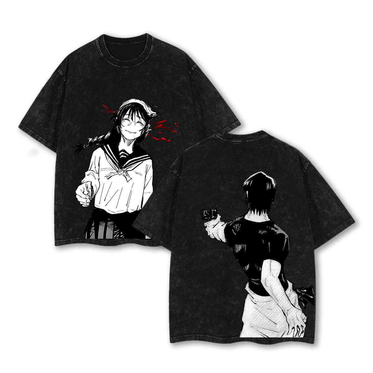 Toji & Amanai Jujutsu Kaisen Anime T-shirt