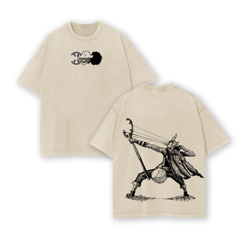 Usopp "Sogeking" - One Piece Anime Double Printed Vintage Washed Tee