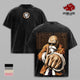 Master Roshi - DBZ Turtle Hermit Double Printed Graphic Tee, Heavy Cotton Oversized Shirt, Vintage Washed Streetwear For Men, Gift For Anime Lovers And DBZ Fans