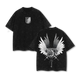 Retro Vintage Limited Wings Of Freedom Attack On Titan Anime Double Printed Washed Tee Unisex Oversize Anime Manga Washed Lightweight Cotton T-Shirt
