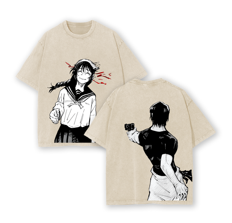 Toji & Amanai Jujutsu Kaisen Anime T-shirt