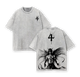 Ulquiorra Cifer x Bleach Anime Double Printed Vintage Washed Tee