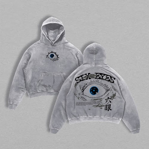 Gojo Satoru Infinite Void Icon Jujutsu Kaisen Vintage Washed Tshirt & Hoodie Anime Streetwear Oversized Unisex Anime Fan Gift