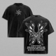 Seraphim Angel Tee | Set Ablaze by His Glory Shirt / Sweatshirt / Hoodie | Christian Vintage Washed Oversized T-Shirt | Wings of Fire Divine Love Graphic | Holy Faith Jesus Apparel Christian Bible Verse