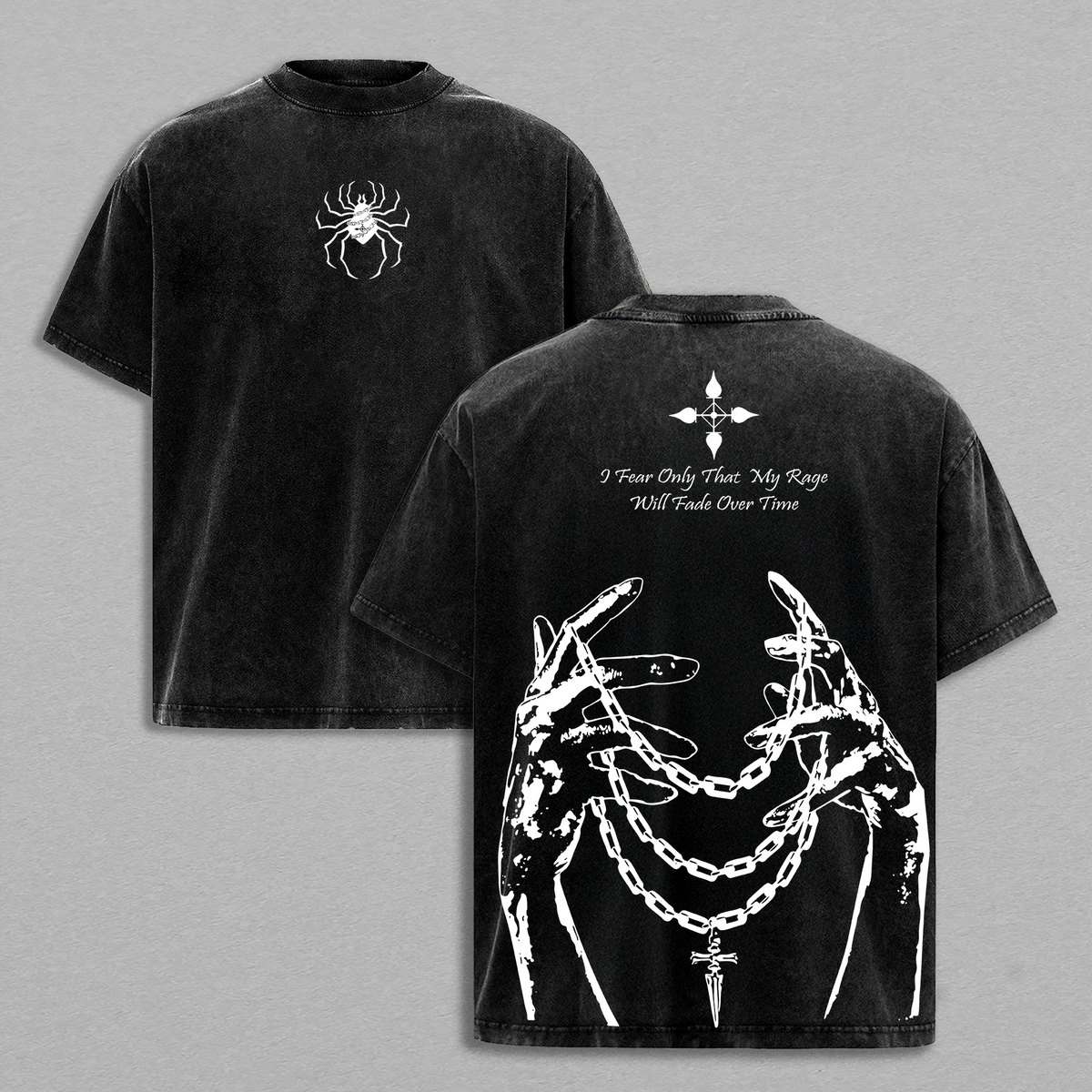 Limited Edition Kurapika Tee – Chain of Judgement Hunter x Hunter Oversized Acid Washed Shirt, Double Sided Anime Graphic T-Shirt for Anime Fans Clothes Cotton Soft Top Classic Menswear Apparel