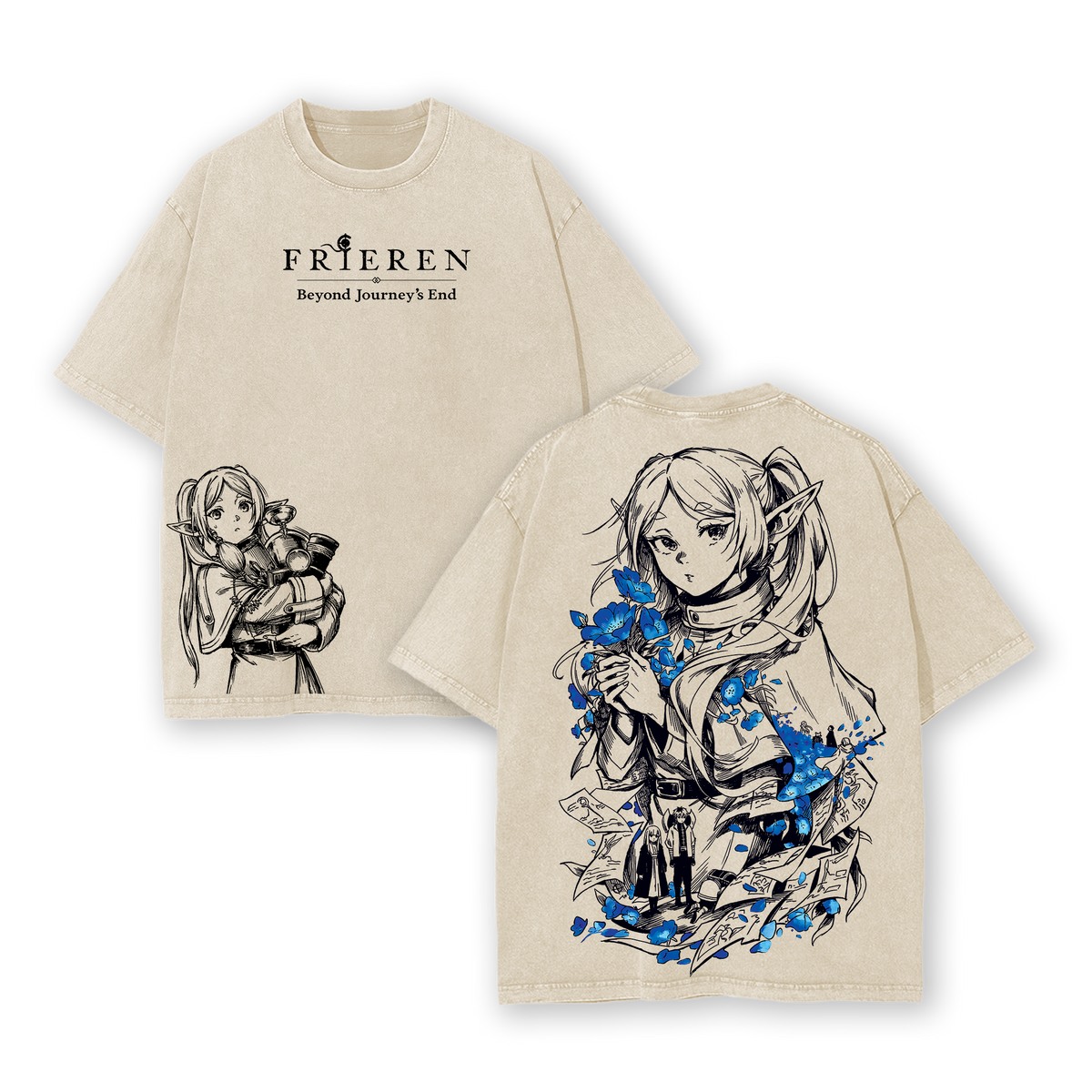 Frieren Beyond Journey’s End T-Shirt – Frieren Anime Graphic Tee, Season 2 Anticipation Design
