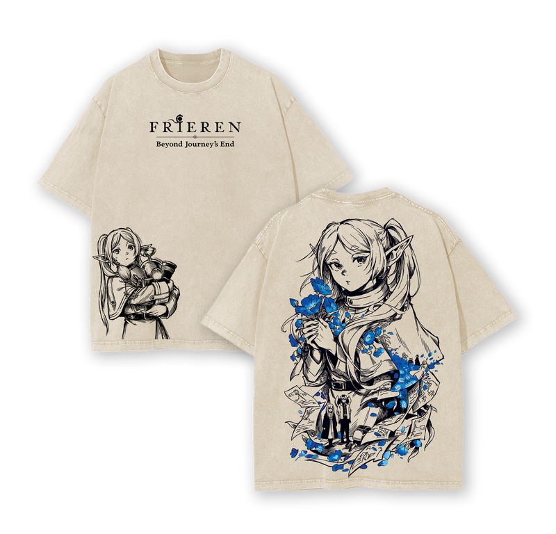 Frieren Beyond Journey’s End T-Shirt – Frieren Anime Graphic Tee, Season 2 Anticipation Design