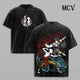 Aang Zuko Avatar T-Shirt, Fire and Air Bender Anime Tee, Balance Graphic Vintage Washed Tee