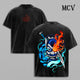 Zuko Blue Spirit Mask Tee – Avatar The Last Airbender Vintage Washed Oversized Anime T-Shirt
