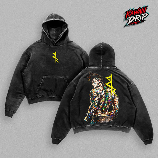 Cyberpunk Edgerunners David Martinez Shirt | Night City Graphic | Vintage Washed Manga Streetwear Top | Cyberpunk Fans T-Shirt & Hoodie | Anime Inspired Fashion | Edgerunners Mercenary Street Tee