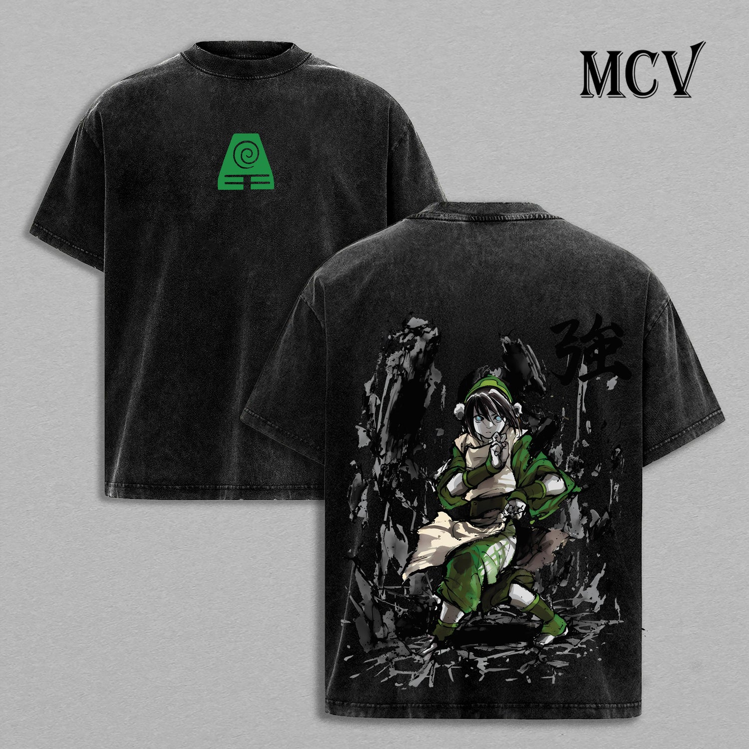 Toph Beifong T-Shirt, Avatar The Last Airbender Tee, Earthbender Graphic Vintage Washed Tee
