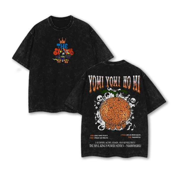 Yomi Yomi No Mi One Piece Washed Tee
