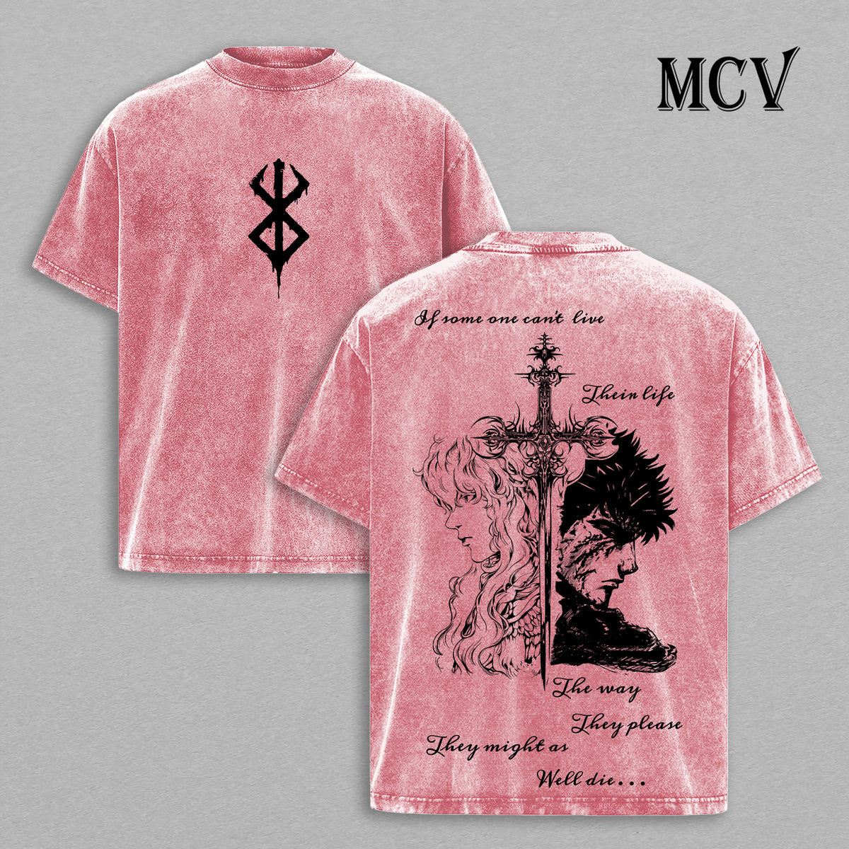 Guts x Griffith – Berserk Eclipse Shirt | Hawk Of Light And Black Swordsman Rivalry